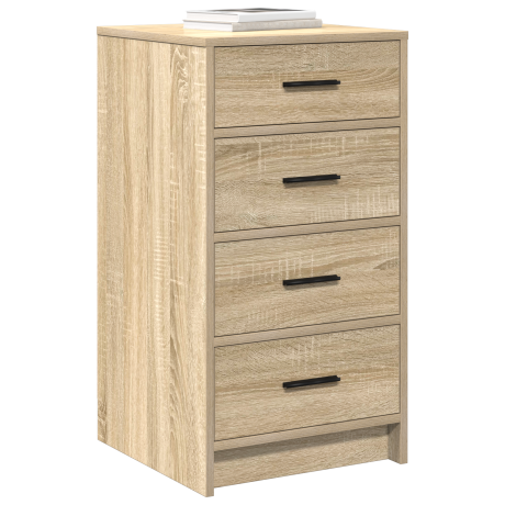 vidaXL Sideboard Sonoma Eik 40x41x75 cm Geëngineerd Hout afbeelding3 - 1