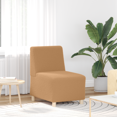 vidaXL Sofa Chiar 2 pcs Beige 55 x 74 x 82 cm Katoenen stof afbeelding3 - 1
