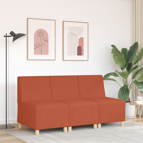 vidaXL Sofa Stoel Oranje 55 x 74 x 82 cm Katoenen stof afbeelding3 - 1