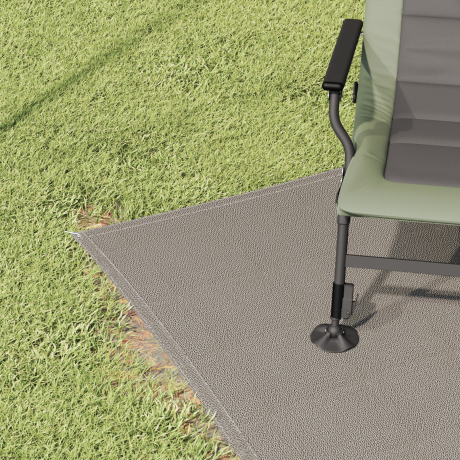 vidaXL Tent Accessoire Lichtgrijs Polyester 200 x 200 cm Vouwbaar afbeelding3 - 1