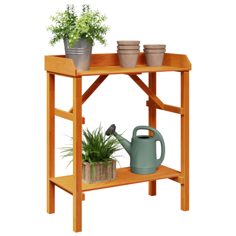 vidaXL Tuin Potting Tafel Acacia 75x40x90 cm Massief Hout afbeelding3 - 1