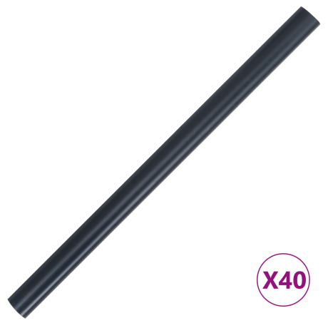 vidaXL Tuin Privacyschermen 2 pcs Donkergrijs 35 x 0,19 m PVC afbeelding3 - 1