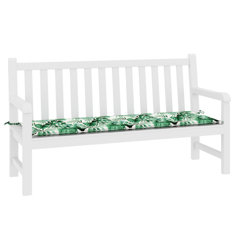 vidaXL Bankkussen Blad Bladpatroon 150 x 50 x 3 cm Oxford Stof afbeelding3 - 1