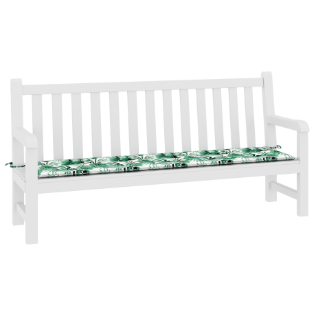 vidaXL Bankkussen Blad Bladpatroon 200 x 50 x 3 cm Oxford Stof afbeelding3 - 1