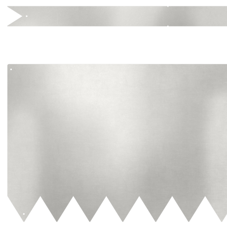 vidaXL Tuinrand 30 pcs Zilver 100 x 0,05 x 30 cm Roestvrij staal afbeelding3 - 1