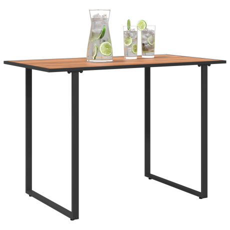 vidaXL Tuintafel 100x55x70 cm DPC en staal bruin afbeelding3 - 1
