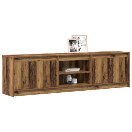 vidaXL TV-kast Bruin 180 x 34 x 50 cm Geengineerd hout en Spaanplaat afbeelding3 - 1