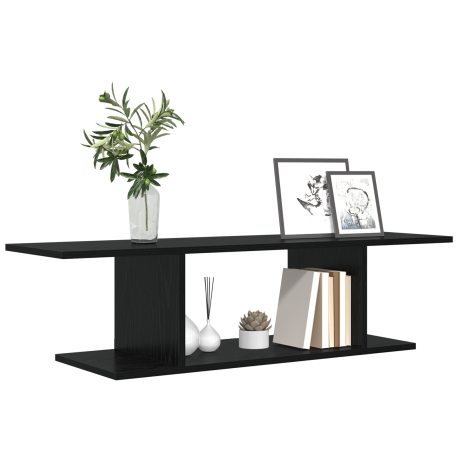 vidaXL Tv-meubelset Zwart 103 x 30 x 26,5 cm Bewerkt hout afbeelding3 - 1