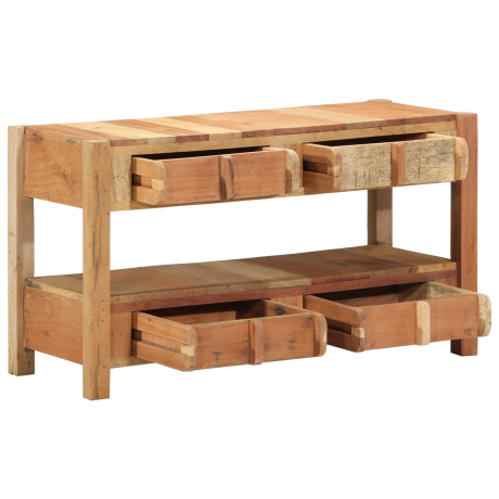 vidaXL Tv-meubel 83x33x46 cm massief gerecycled hout afbeelding3 - 1