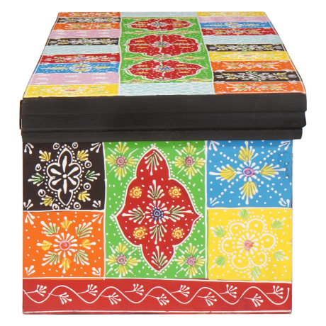 vidaXL TV Wandkast 100x30x24 cm Massief Hout Ongeschuurd Mango afbeelding3 - 1