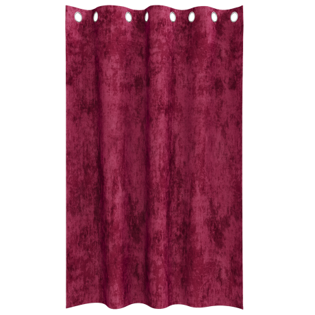 vidaXL Velours Gordijnen 2 stuks met Oogjes Bordeauxrood 175x140 cm afbeelding3 - 1