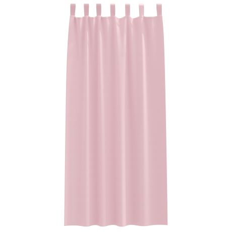vidaXL Verduisterende gordijnen 2 pcs Babyroze 225 x 140 cm Polyester afbeelding3 - 1