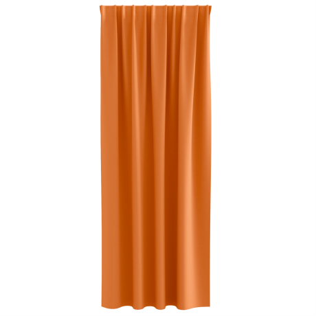 vidaXL Verduisterende gordijnen 2 pcs Feloranje 260 x 140 cm Polyester afbeelding3 - 1