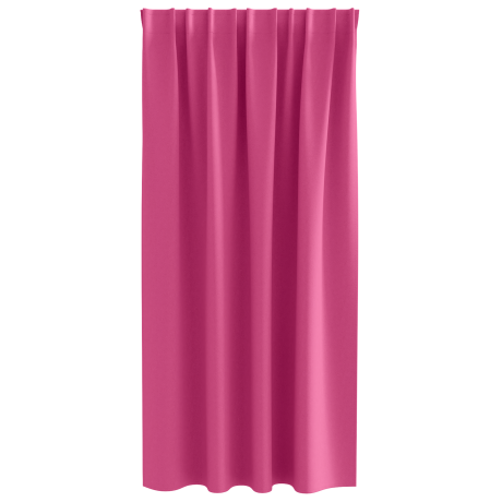 vidaXL Verduisterende gordijnen 2 pcs Felroze 175 x 140 cm Polyester afbeelding3 - 1