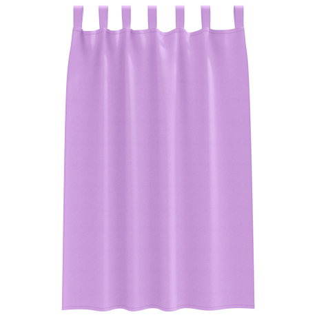 vidaXL Verduisterende gordijnen 2 pcs Paars 175 x 140 cm Polyester afbeelding3 - 1