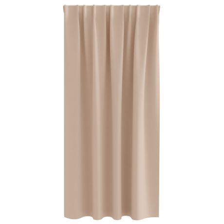 vidaXL Verduisterende gordijnen 2 pcs Taupe 175 x 140 cm Polyester afbeelding3 - 1
