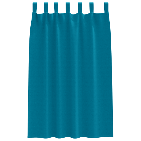 vidaXL Verduisterende gordijnen 2 pcs Turquoise 175 x 140 cm Polyester afbeelding3 - 1