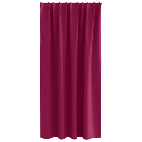 vidaXL Verduisterende gordijnen 2 pcs Wijnrood 175 x 140 cm Polyester afbeelding3 - 1
