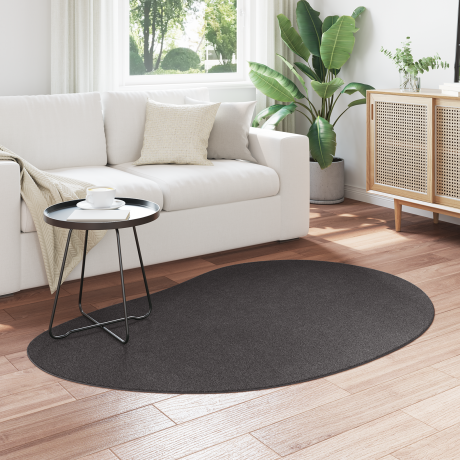 vidaXL Vloerkleed anti-slip 120x170 cm polyester antraciet afbeelding3 - 1