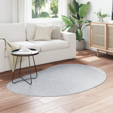 vidaXL Vloerkleed anti-slip 120x170 cm polyester grijs afbeelding3 - 1