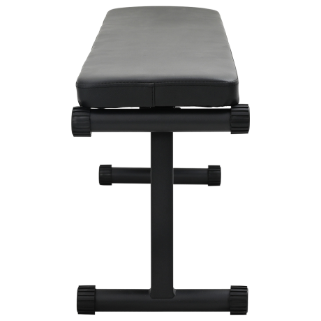 vidaXL Vouwbare Gewichtstafel 100 kg Zwart 107x27x41 cm Staal afbeelding3 - 1
