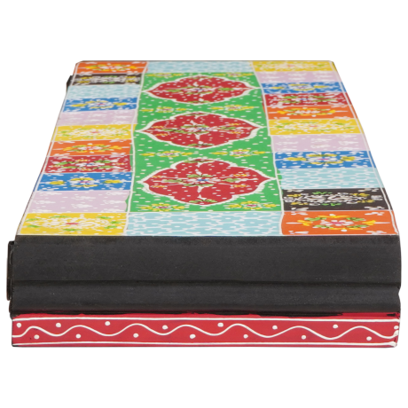 vidaXL Wandplanken 2 stuks 100x20x6 cm Massief Mangohout afbeelding3 - 1