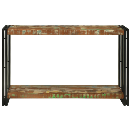 vidaXL Wandtafels Multikleur 120 x 33 x 75 cm massief gerecycled hout afbeelding3 - 1
