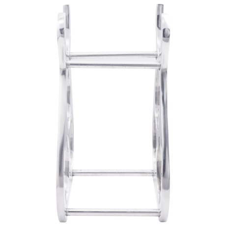 vidaXL Wijnrek 23x14x28 cm aluminium zilverkleurig afbeelding3 - 1
