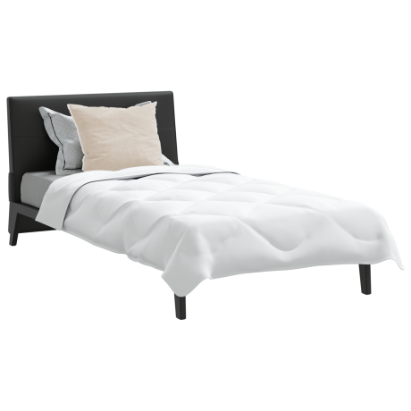 vidaXL Zomerdeken met Kussen Anders 2 pcs Wit 135 x 220 cm Microfibre afbeelding3 - 1