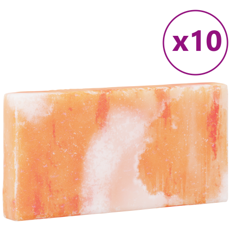 vidaXL Zoutstenen 10 st 20x10x2,5 cm 11,5 kg roze afbeelding3 - 1