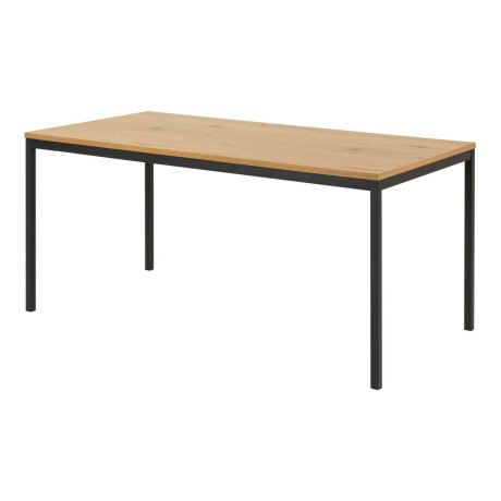 Bendt Eettafel 'Holger' Eiken en metaal, 160 x 80cm