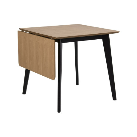Bendt Uitklapbare Eettafel 'Torkil' Eiken, 80/120 x 80cm