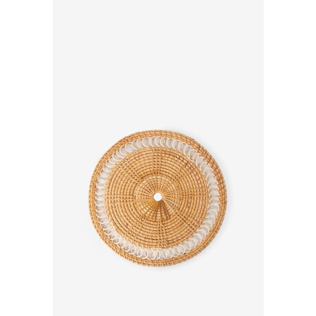 Lichtbruine rotan placemat