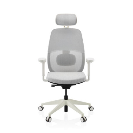 Skandis Pro | met hoofdsteun - Professionele bureaustoel Grijs / Wit