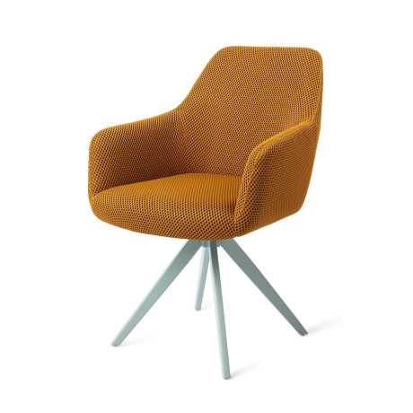 Jesper Home Draaibare Eetkamerstoel 'Hiroo' Turn Mint, kleur Groovy Garam