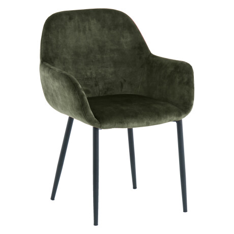 Artistiq Eetkamerstoel 'Linna' Velvet, kleur groen
