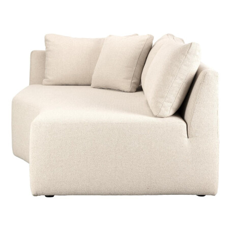 Zuiver Bank 'Prosper' Chaise Longue Element Rechts, kleur Zand