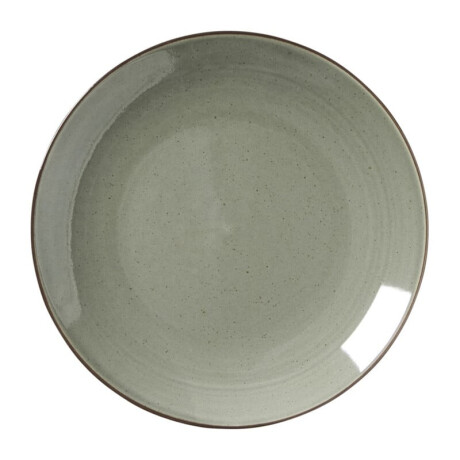 Ontbijtbord Emma - donkergroen - ø21x2.5 cm
