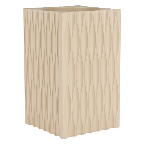Zuiver Vaas 'Riley' Resin, kleur Beige