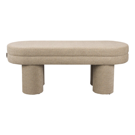 Dutchbone Bankje 'Fern' Bouclé, kleur Beige