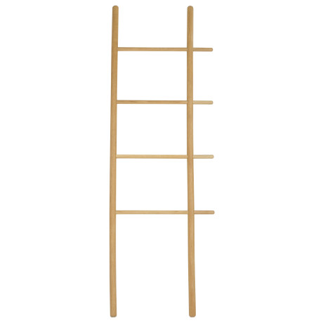 ZILT Wandrek/Ladder 'Jovana' Eikenhout, 157 x 52cm, kleur Naturel