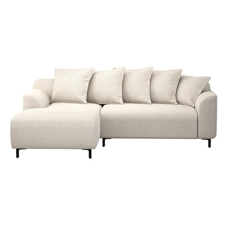 20% korting - Leen Bakker - Bank Elsa Met Chaise Longue Links - Eden - Stof - Beige - 177x246x84 Cm