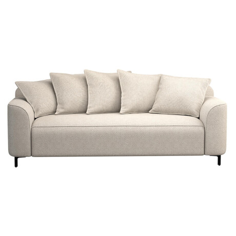 20% korting - Leen Bakker - Bank Elsa 3-zits - Eden - Stof - Beige - 99x228x84 Cm