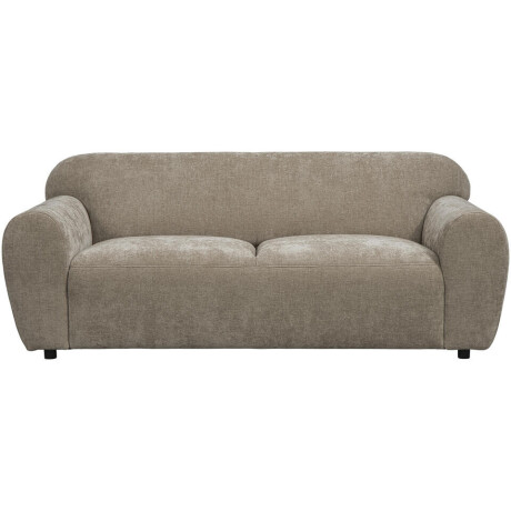 Leen Bakker - Bank Bibi 3-zits - Glory - Stof - Taupe - 88x203x76 Cm