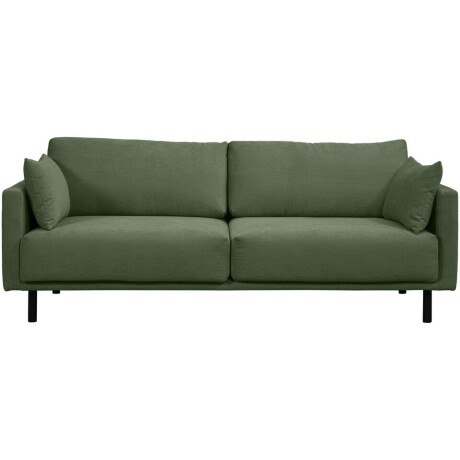 Leen Bakker - Bank Siem 3-zits - Rib Fjord - Stof - Groen - 94x208x83 Cm