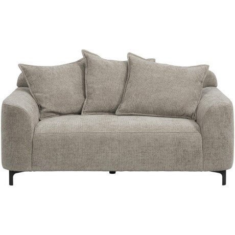 20% korting - Leen Bakker - Bank Elsa 2-zits - Eden- Stof - Taupe - 99x168x84 Cm