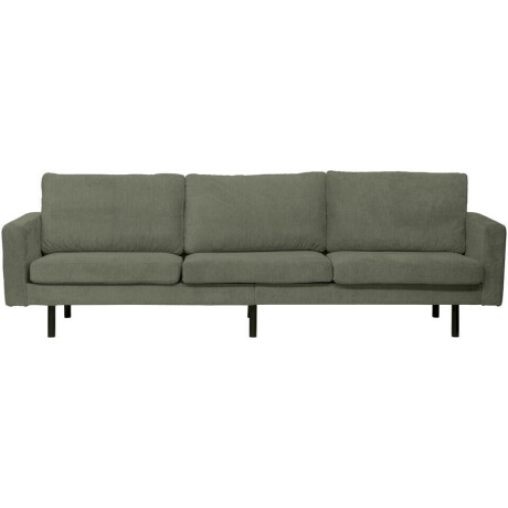 Leen Bakker - Bank Collin 4-zits - Stof - Groen - 90x280x81 Cm