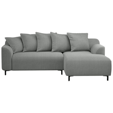 20% korting - Leen Bakker - Bank Elsa Met Chaise Longue Rechts - Eden - Stof - Grijs - 177x246x84 Cm