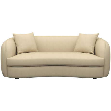 Leen Bakker - Bank Enzio 3,5-zits - Elephant - Stof - Beige - 97x215x75 Cm