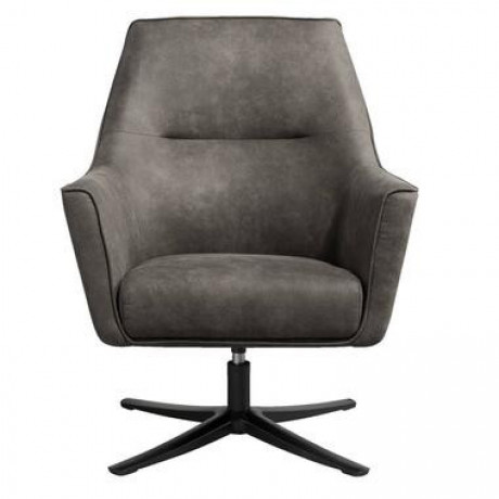 Fauteuil Niles - antraciet - Leen Bakker